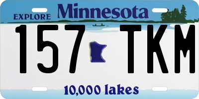 MN license plate 157TKM
