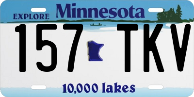 MN license plate 157TKV