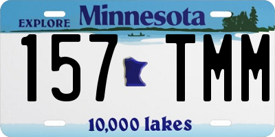 MN license plate 157TMM