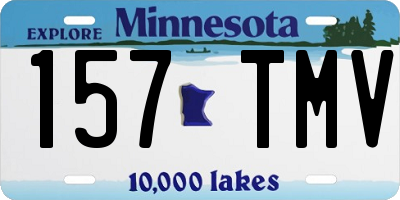 MN license plate 157TMV