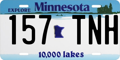 MN license plate 157TNH