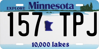 MN license plate 157TPJ