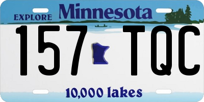 MN license plate 157TQC