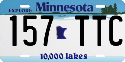 MN license plate 157TTC
