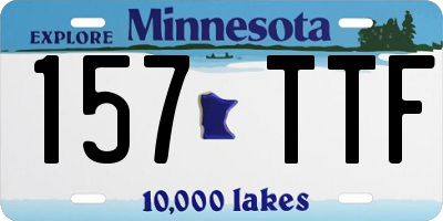 MN license plate 157TTF