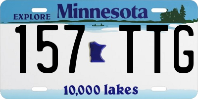 MN license plate 157TTG