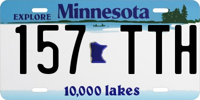 MN license plate 157TTH