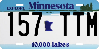MN license plate 157TTM