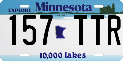 MN license plate 157TTR