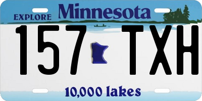MN license plate 157TXH
