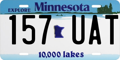 MN license plate 157UAT