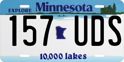 MN license plate 157UDS