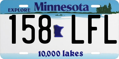 MN license plate 158LFL