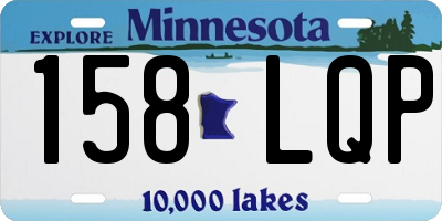 MN license plate 158LQP