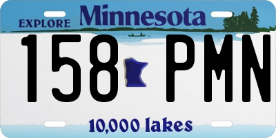 MN license plate 158PMN