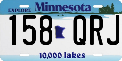 MN license plate 158QRJ