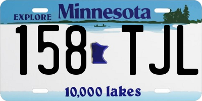 MN license plate 158TJL