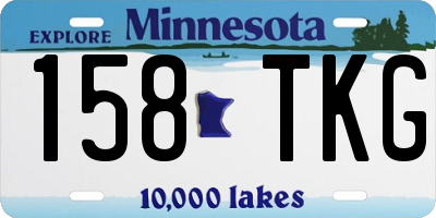 MN license plate 158TKG