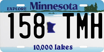 MN license plate 158TMH