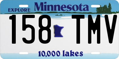 MN license plate 158TMV