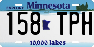 MN license plate 158TPH