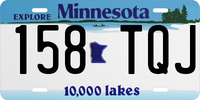 MN license plate 158TQJ