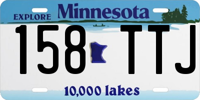 MN license plate 158TTJ