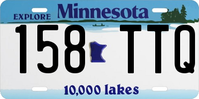 MN license plate 158TTQ