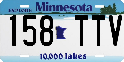 MN license plate 158TTV