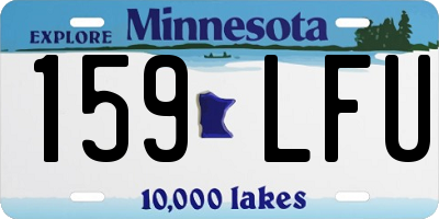 MN license plate 159LFU