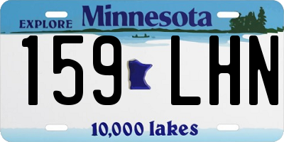MN license plate 159LHN