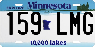 MN license plate 159LMG