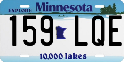 MN license plate 159LQE