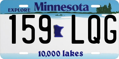 MN license plate 159LQG