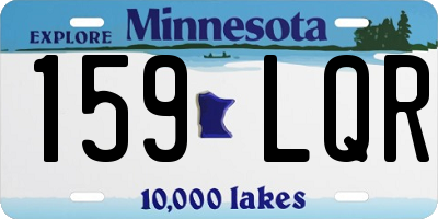 MN license plate 159LQR