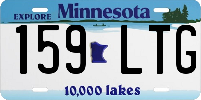 MN license plate 159LTG