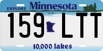 MN license plate 159LTT