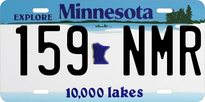 MN license plate 159NMR