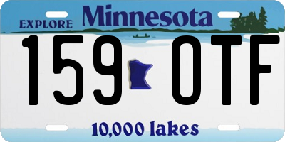 MN license plate 159OTF