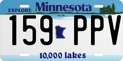 MN license plate 159PPV