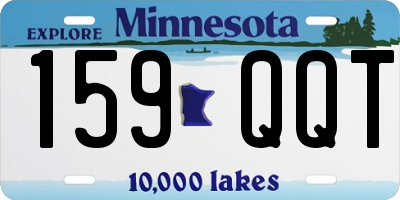 MN license plate 159QQT
