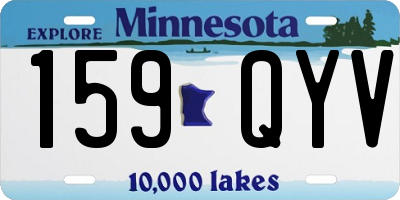 MN license plate 159QYV