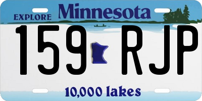 MN license plate 159RJP