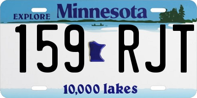 MN license plate 159RJT