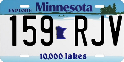 MN license plate 159RJV