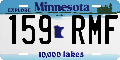 MN license plate 159RMF