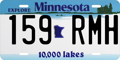 MN license plate 159RMH