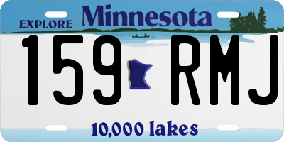 MN license plate 159RMJ