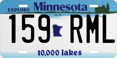 MN license plate 159RML