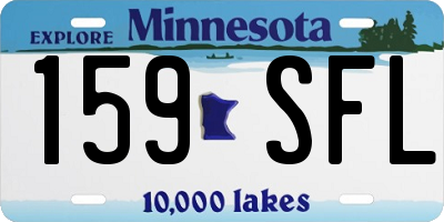 MN license plate 159SFL